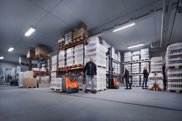 Meeloop pallettruck BT Levio