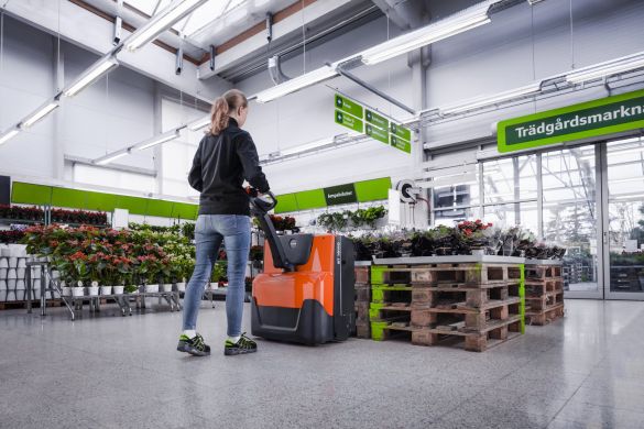 Meeloop pallettruck BT Levio